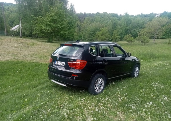 BMW X3 cena 58000 przebieg: 140000, rok produkcji 2011 z Kraków małe 466